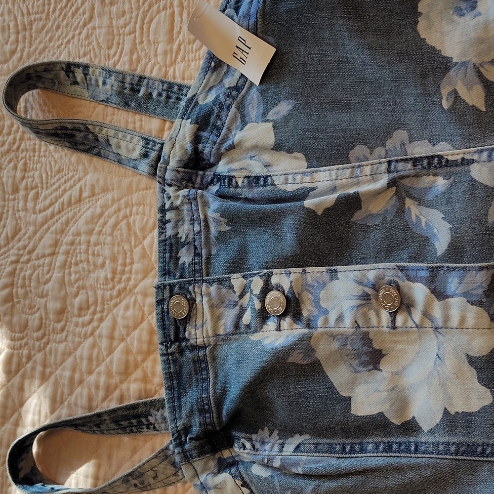 GAP Floral Denim Dress - Picture 2 of 4